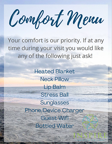 comfort menu